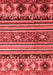 Oriental Red Modern Area Rugs