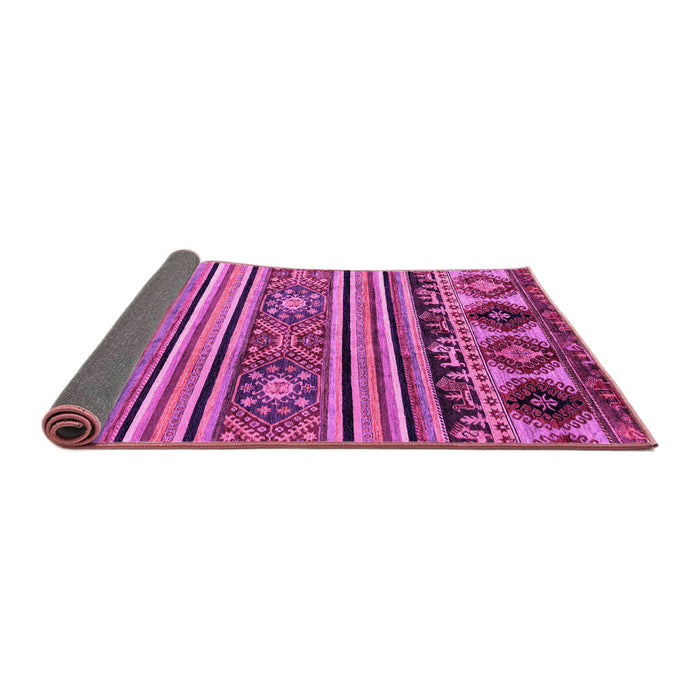 Sideview of Oriental Pink Modern Rug, abs4218pnk