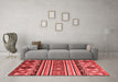 Modern Red Washable Rugs