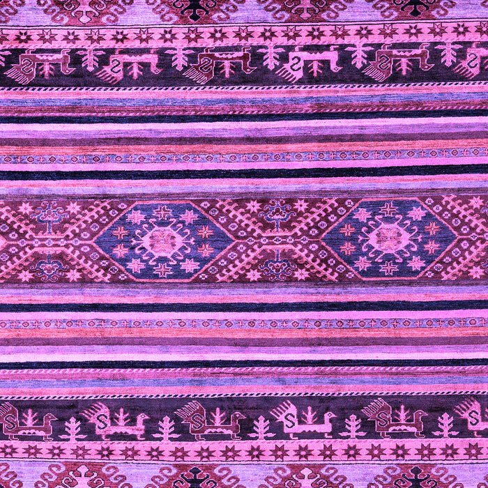 Machine Washable Oriental Purple Modern Area Rugs, wshabs4218pur