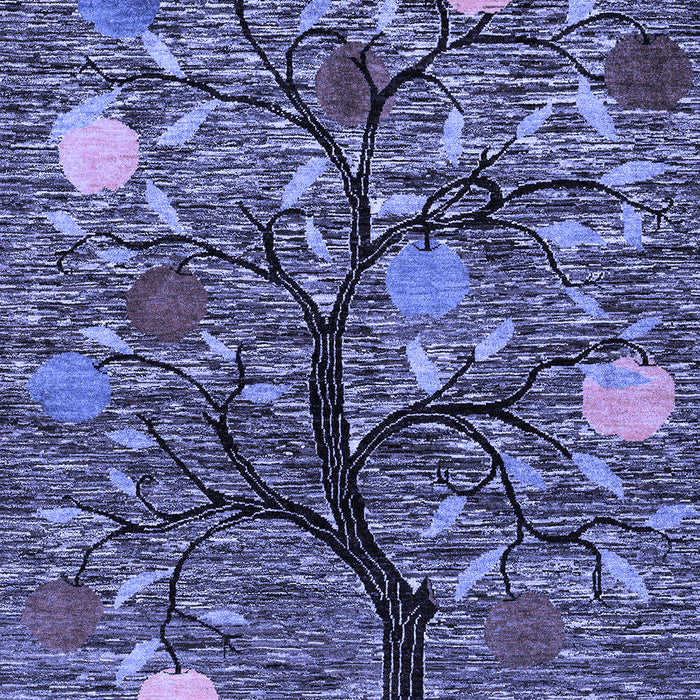 Machine Washable Abstract Blue Modern Rug, wshabs4219blu