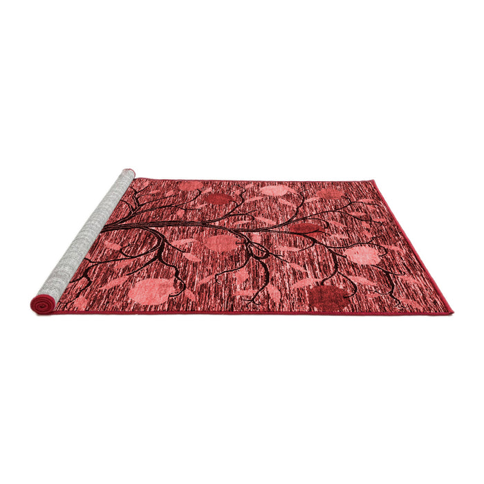 Modern Red Washable Rugs