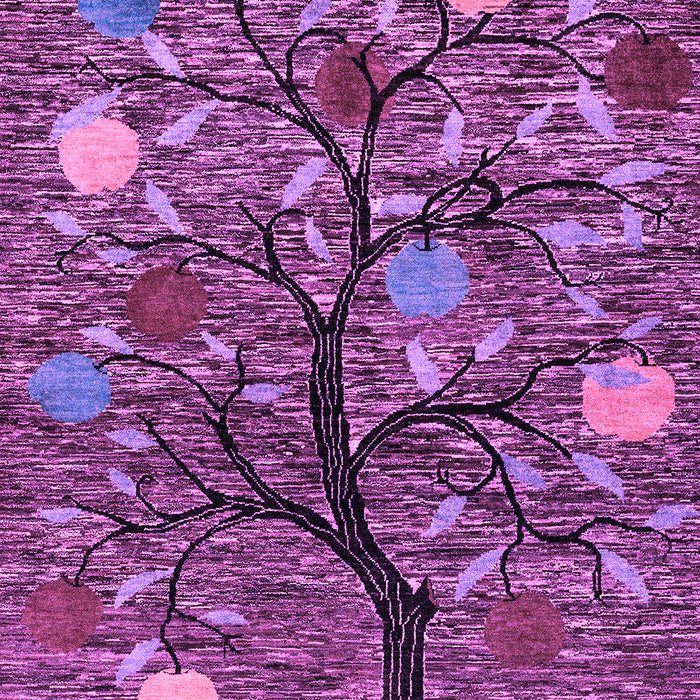 Machine Washable Abstract Purple Modern Area Rugs, wshabs4219pur