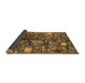 Sideview of Abstract Brown Modern Rug, abs4219brn