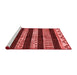 Modern Red Washable Rugs