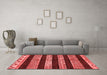 Modern Red Washable Rugs