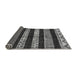 Sideview of Abstract Gray Modern Rug, abs421gry