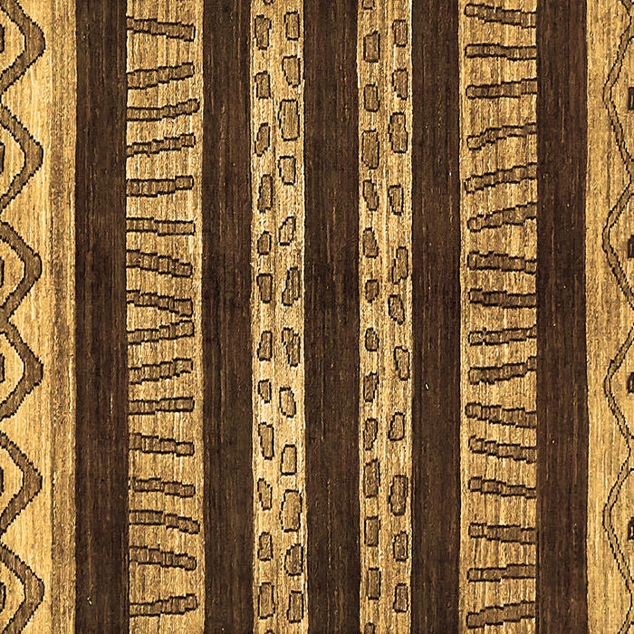 Square Machine Washable Abstract Brown Modern Rug, wshabs421brn