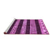 Sideview of Machine Washable Abstract Purple Modern Area Rugs, wshabs421pur