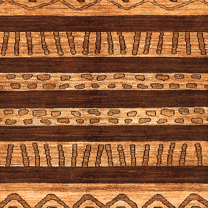 Square Machine Washable Abstract Orange Modern Area Rugs, wshabs421org