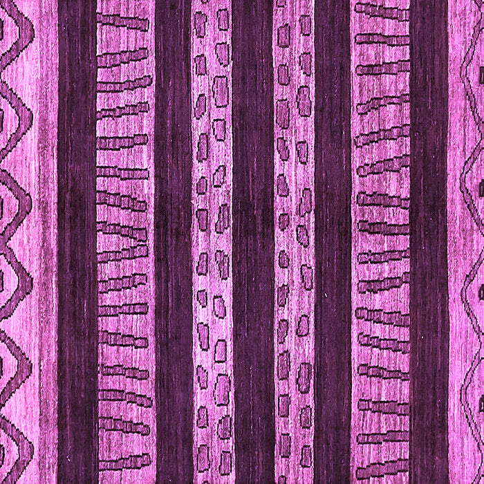 Square Machine Washable Abstract Purple Modern Area Rugs, wshabs421pur