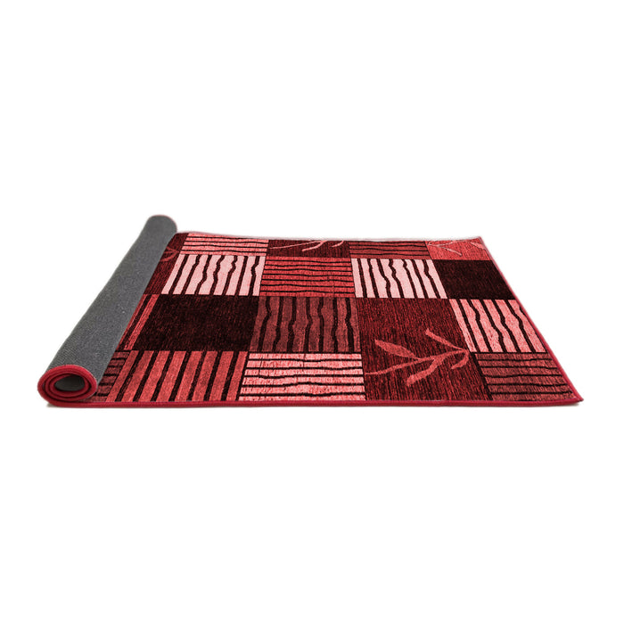 Abstract Red Modern Area Rugs