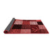 Abstract Red Modern Area Rugs