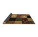 Sideview of Abstract Brown Modern Rug, abs4220brn