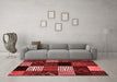 Modern Red Washable Rugs