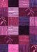 Machine Washable Abstract Pink Modern Rug, wshabs4220pnk