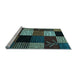 Sideview of Machine Washable Abstract Light Blue Modern Rug, wshabs4220lblu