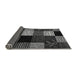 Sideview of Abstract Gray Modern Rug, abs4220gry