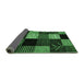 Sideview of Abstract Emerald Green Modern Rug, abs4220emgrn