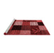 Modern Red Washable Rugs