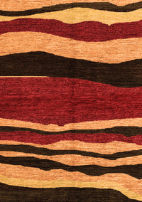 Abstract Orange Modern Rug, abs4221org