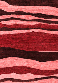 Abstract Red Modern Rug, abs4221red