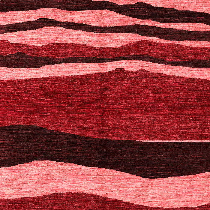 Abstract Red Modern Area Rugs