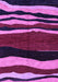 Machine Washable Abstract Purple Modern Area Rugs, wshabs4221pur