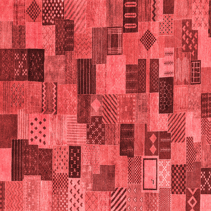 Abstract Red Modern Rug, abs4222red