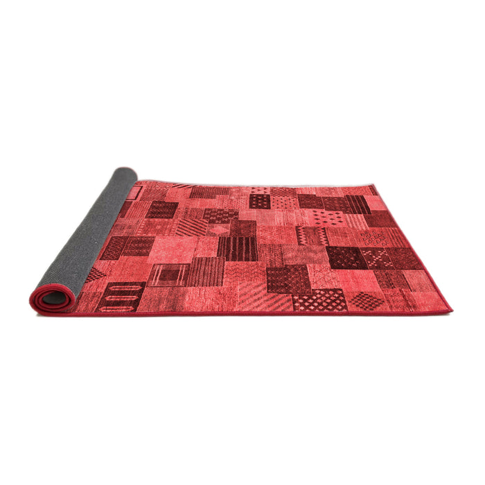 Abstract Red Modern Area Rugs
