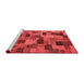 Modern Red Washable Rugs