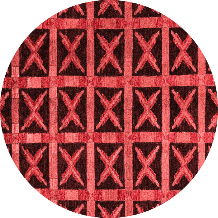 Abstract Red Modern Rug, abs4223red