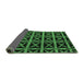 Sideview of Abstract Emerald Green Modern Rug, abs4223emgrn