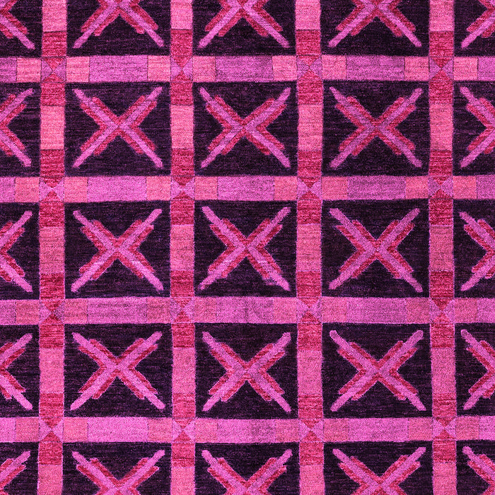 Machine Washable Abstract Pink Modern Rug, wshabs4223pnk