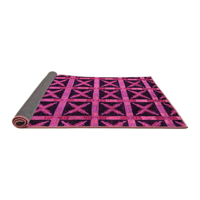 Sideview of Abstract Pink Modern Rug, abs4223pnk