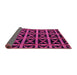 Sideview of Abstract Pink Modern Rug, abs4223pnk