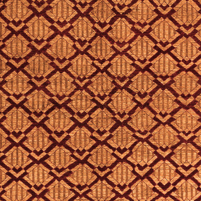 Abstract Orange Modern Rug, abs4224org