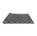 Sideview of Abstract Gray Modern Rug, abs4224gry