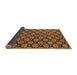 Sideview of Abstract Brown Modern Rug, abs4224brn