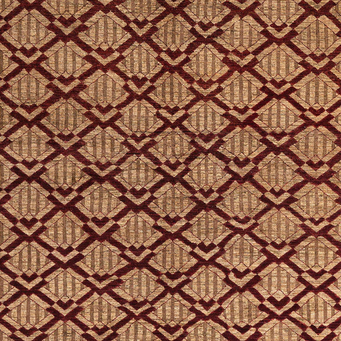 Abstract Saffron Red Modern Rug, abs4224