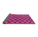 Sideview of Abstract Pink Modern Rug, abs4224pnk