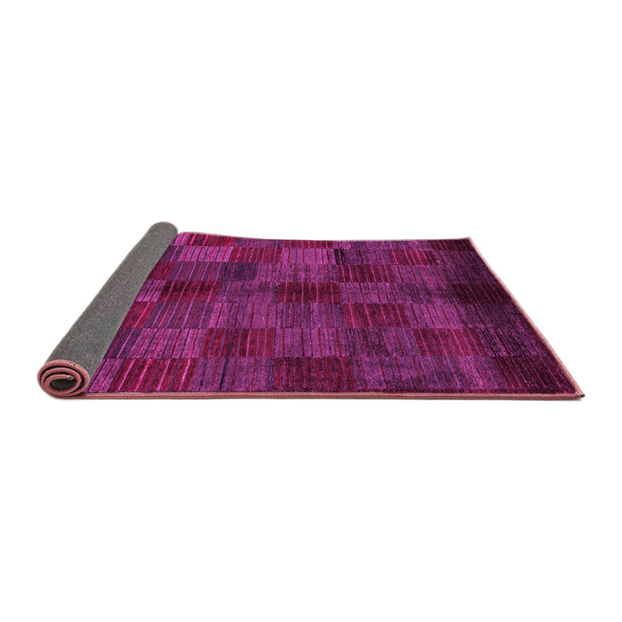 Sideview of Checkered Pink Modern Rug, abs4225pnk