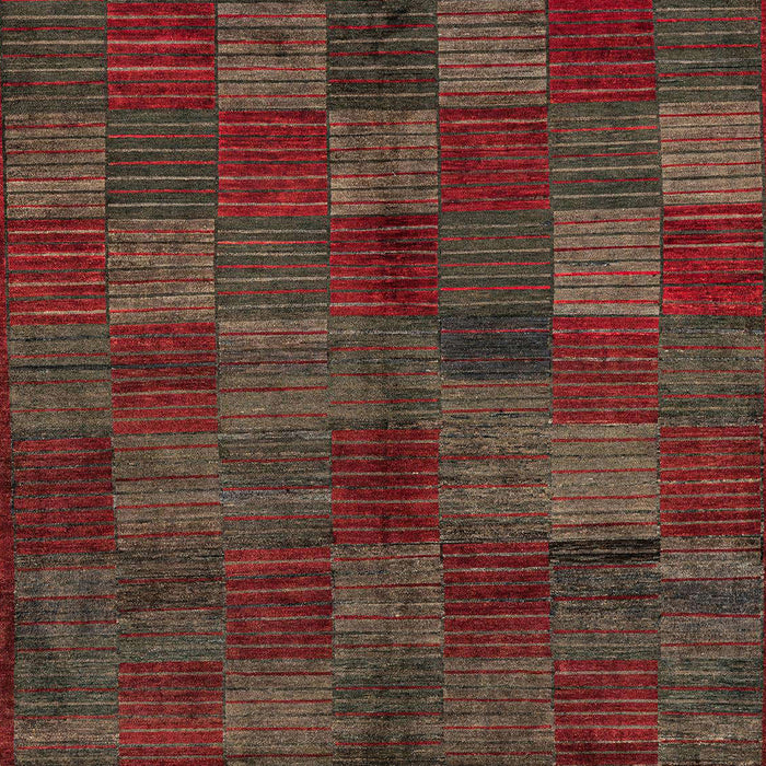 Machine Washable Abstract Coffee Brown Rug, wshabs4225