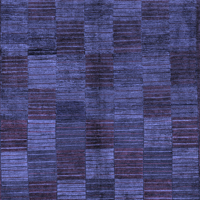 Checkered Blue Modern Rug, abs4225blu