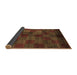 Sideview of Checkered Brown Modern Rug, abs4225brn