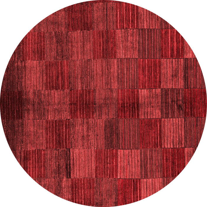 Checkered Red Modern Rug, abs4225red