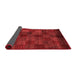 Checkered Red Modern Area Rugs