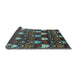 Sideview of Abstract Light Blue Modern Rug, abs4226lblu