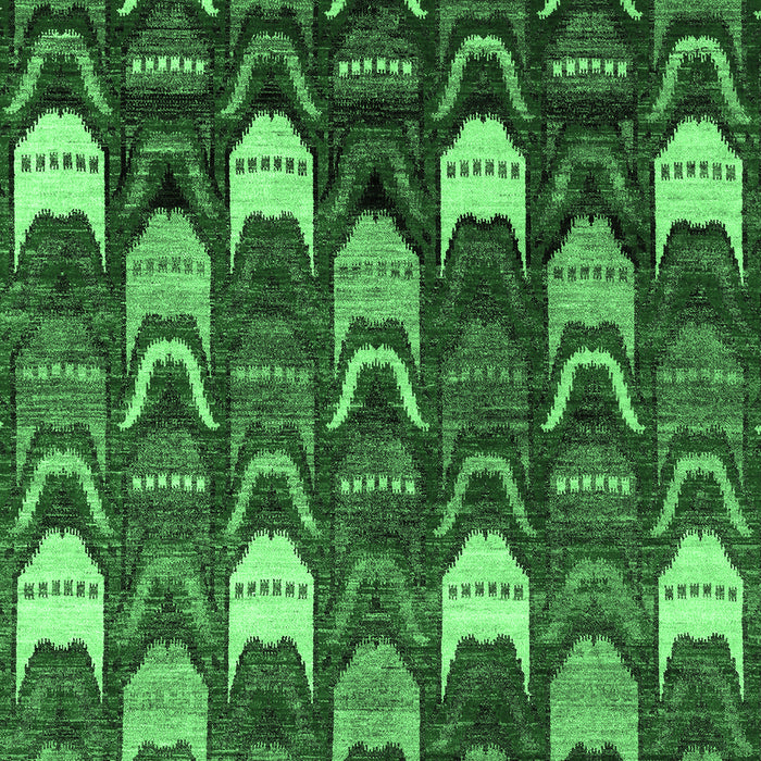 Abstract Emerald Green Modern Rug, abs4226emgrn