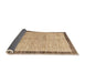 Sideview of Abstract Light Brown Modern Rug, abs4227